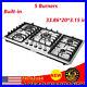 33-8-5-Burners-Stove-Top-Stainless-Steel-Built-In-Gas-Propane-Cooktop-Stove-New-01-ycn