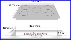 34 Stainless Steel Gas Cooktop 5 Burners
