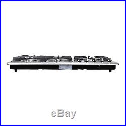 34 inch Gas Cooktop 5 Burner Stainless Steel NG/LPG Conversion Cook Top Stove