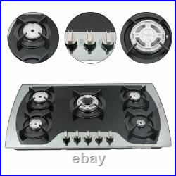 35 5 Burners Gas Stove Built-In Gas Cooktop Stainless Steel Natural Gas Propane 35 5 Burners Gas Stove Built-In Gas Cooktop Stainless Steel Natural Gas Propane