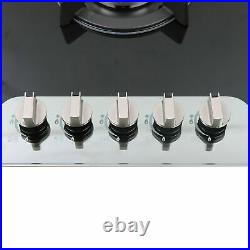 35 5 Burners Gas Stove Built-In Gas Cooktop Stainless Steel Natural Gas Propane