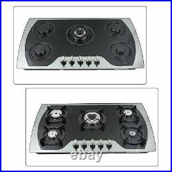 35 5 Burners Gas Stove Built-In Gas Cooktop Stainless Steel Natural Gas Propane 35 5 Burners Gas Stove Built-In Gas Cooktop Stainless Steel Natural Gas Propane