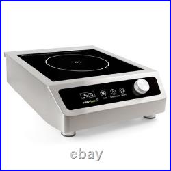 3500W 208V Induction Cooktop Commercial 3 Phase 24h Timer Electric Stove Large