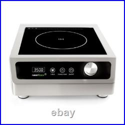 3500W 208V Induction Cooktop Commercial 3 Phase 24h Timer Electric Stove Large