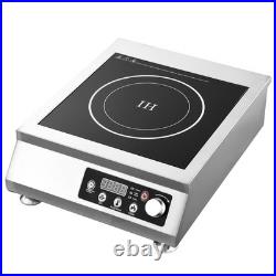 3500W Commercial Induction Cooktop Powerful Electric Induction Burner 110V