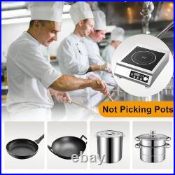 3500W Commercial Induction Cooktop Powerful Electric Induction Burner 110V