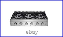 36 Built in Gas Cooktop 6 Burner Gas Stove Top Stainless Steel Cooker NG/LPG