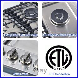 36 Built-in Gas Cooktop Stainless Steel SABAF Gas Stove Top NG/LPG 5 / 6 Burner 36 Built-in Gas Cooktop Stainless Steel SABAF Gas Stove Top NG/LPG 5 / 6 Burner