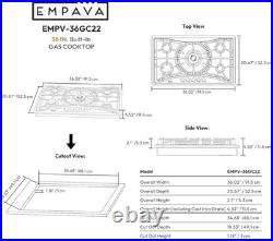 36 Gas Cooktop with 5 Sealed Burners Safe Flame Failure Protection Technology 36 Gas Cooktop with 5 Sealed Burners Safe Flame Failure Protection Technology