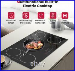 36 In. Electric Cooktop 5 Burners Stove Top ETL &FCC Certificated Ceramic Cooktop