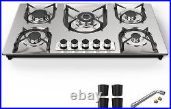 36 In Gas Stove 5 Burner Built-in Propane Gas Cooktop Gas Hob NG/LPG Convertible 36 In Gas Stove 5 Burner Built-in Propane Gas Cooktop Gas Hob NG/LPG Convertible