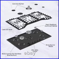 36 In. NG/LPG Convertible Gas Cooktop in Porcelain Enamel with 5-Burners 36 In. NG/LPG Convertible Gas Cooktop in Porcelain Enamel with 5-Burners