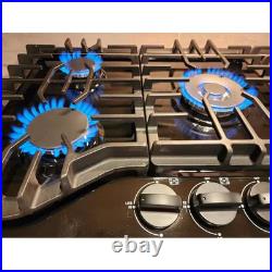 36 In. NG/LPG Convertible Gas Cooktop in Porcelain Enamel with 5-Burners 36 In. NG/LPG Convertible Gas Cooktop in Porcelain Enamel with 5-Burners