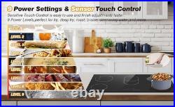 36 Inch Electric Cooktop 5 Burners, 220240V, Built in Electric Stove Top, 8400W