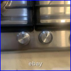 36 Inch KitchenAid 5 Burner Gas Cooktop Drop In Stainless Steel KFGS366VSS01 36 Inch KitchenAid 5 Burner Gas Cooktop Drop In Stainless Steel KFGS366VSS01