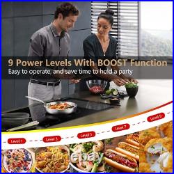 36 Induction Cooktop Stove Top 5 Boost Burner Built-in Electric Touch Control 36 Induction Cooktop Stove Top 5 Boost Burner Built-in Electric Touch Control