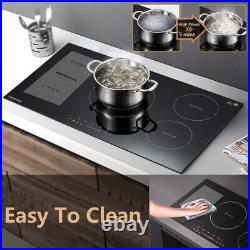 36 Induction Cooktop Stove Top 5 Boost Burner Built-in Electric Touch Control 36 Induction Cooktop Stove Top 5 Boost Burner Built-in Electric Touch Control