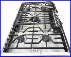 36 Stainless Steel Gas Cooktop Frigidaire Professional 5 Burner Used Great Cond