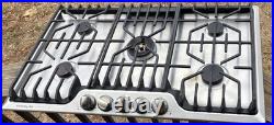 36 Stainless Steel Gas Cooktop Frigidaire Professional 5 Burner Used Great Cond
