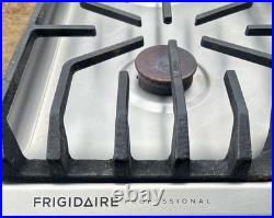 36 Stainless Steel Gas Cooktop Frigidaire Professional 5 Burner Used Great Cond