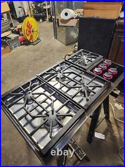 36 Wolf Stainless Gas Cooktop, ct36g