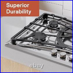 36 in. Gas Stove Cooktop with 5 Italy Sabaf Sealed Burners