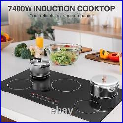 36 inch Induction Cooktop with 5 Burners 240V Electric Stove Top Touch Control