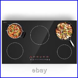 36 inch Induction Cooktop with 5 Burners 240V Electric Stove Top Touch Control