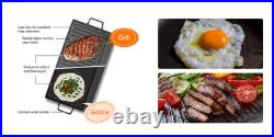36Inch 5 Burner Built-in Gas Cooktop, NG/LPG, Reversible Cast Iron Grill/Griddle