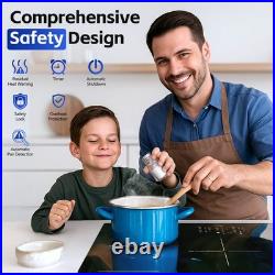 36inch Electric Induction Cooktop 5 Burners, 10800W, Booster, Timer, Child Lock