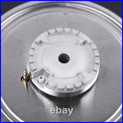 4-Burners 23 Gas Cooktop Built-in Stove Lpg Ng Cooker Tempered Glass Cooking US