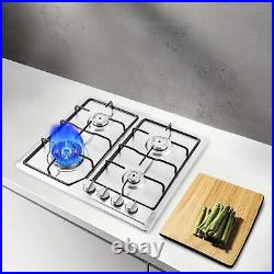 4 Burners 580520mm Built-in Gas Cooktop Burners Natural Gas LPG Cooking Stove