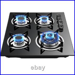 4 Burners Built-in Stove Propane GAS LPG/NG Gas Stove Gas Cook top Countertop US