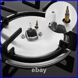 4 Burners Built-in Stove Propane GAS LPG/NG Gas Stove Gas Cook top Countertop US 4 Burners Built-in Stove Propane GAS LPG/NG Gas Stove Gas Cook top Countertop US