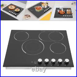 4 Burners Electric Cooktop LED Screen Timing Electric Stovetop 5 Firepower Gears