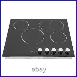 4 Burners Electric Cooktop LED Screen Timing Electric Stovetop 5 Firepower Gears