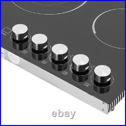 4 Burners Electric Cooktop LED Screen Timing Electric Stovetop 5 Firepower Gears