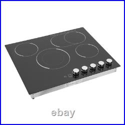 4 Burners Electric Cooktop LED Screen Timing Electric Stovetop 5 Firepower Gears