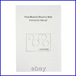 4 Burners Electric Electric Stovetop Countertop Cooking Stove Cooktop 600W-1200W