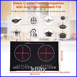 4000W Portable Induction Cooktop Countertop Dual Cooker Burner Stove Hot Plate