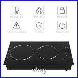 4000W Portable Induction Cooktop Countertop Dual Cooker Burner Stove Hot Plate 4000W Portable Induction Cooktop Countertop Dual Cooker Burner Stove Hot Plate