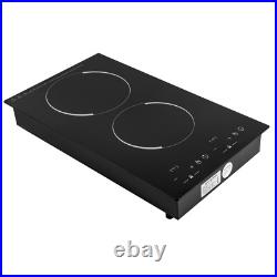 4000W Portable Induction Cooktop Countertop Dual Cooker Burner Stove Hot Plate 4000W Portable Induction Cooktop Countertop Dual Cooker Burner Stove Hot Plate