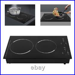 4000W Portable Induction Cooktop Countertop Dual Cooker Burner Stove Hot Plate 4000W Portable Induction Cooktop Countertop Dual Cooker Burner Stove Hot Plate