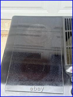 45 Jenn-Air 3-Bay Black Downdraft Cooktop with 6 Burners Radiant Glass JED8345ADB