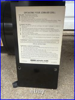 45 Jenn-Air 3-Bay Black Downdraft Cooktop with 6 Burners Radiant Glass JED8345ADB