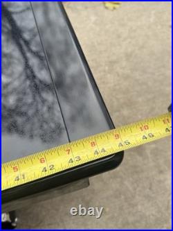 45 Jenn-Air 3-Bay Black Downdraft Cooktop with 6 Burners Radiant Glass JED8345ADB