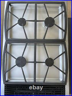 46 Dacor Stainless Natural Gas Cooktop 4 Sealed Burners Elect. Grill, Dual Fuel