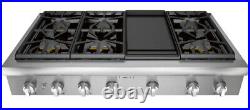 48 Thermador Professional Gas Rangetop 6 Burners/Griddle -NATIONWIDE SHIPPING