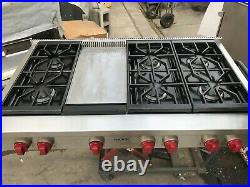 48 Wolf Stainless Rangetop, 6+ griddle, SRT48Gg, in los angeles