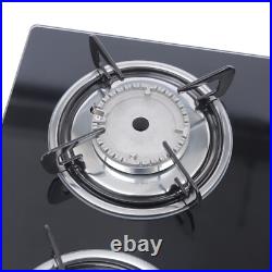 5 Burners Kitchen Gas Cooking Cooktop Built-In Stove Top Tempered Glass LPG/NG